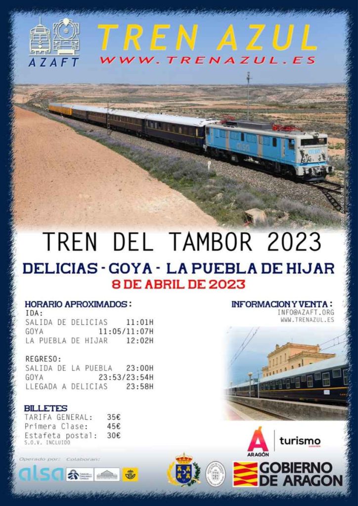 horarios tren del tambor 2023