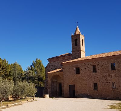 acceso monasterio santa maria de el olivar