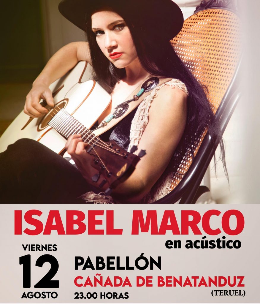 isabel marco en las fiestas de cañada de benatanduz