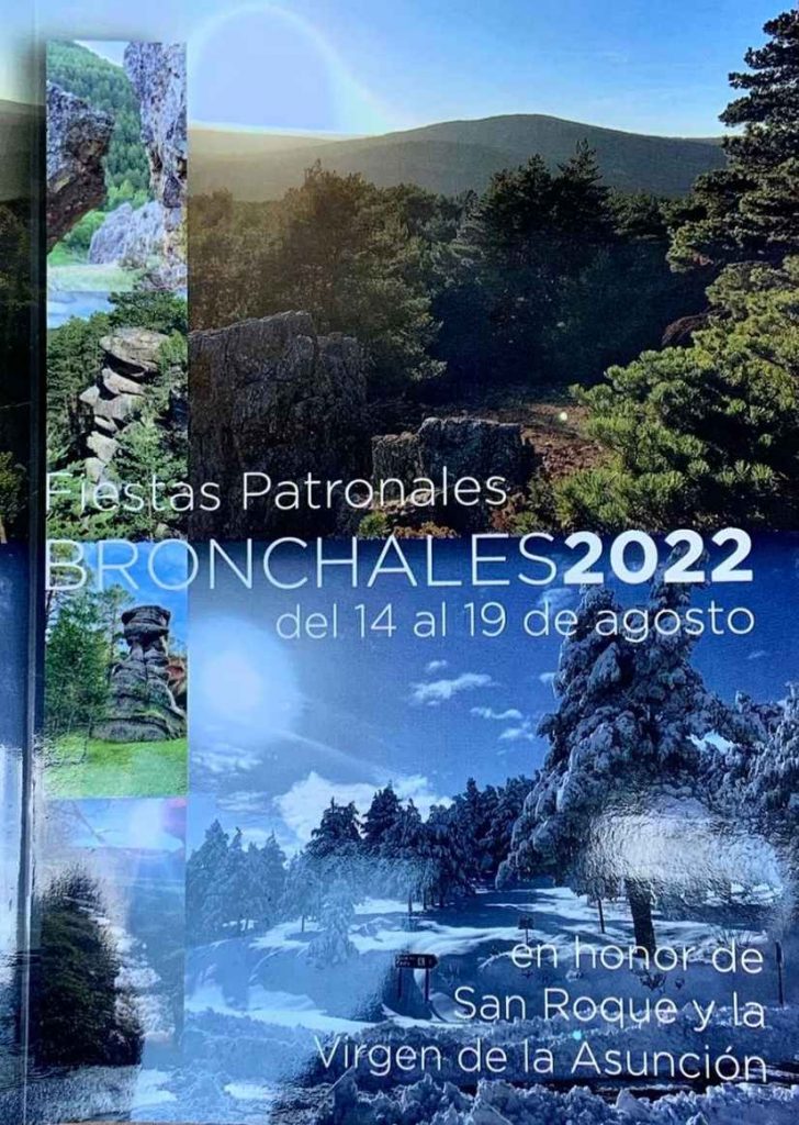 programa fiestas bronchales agosto 2022