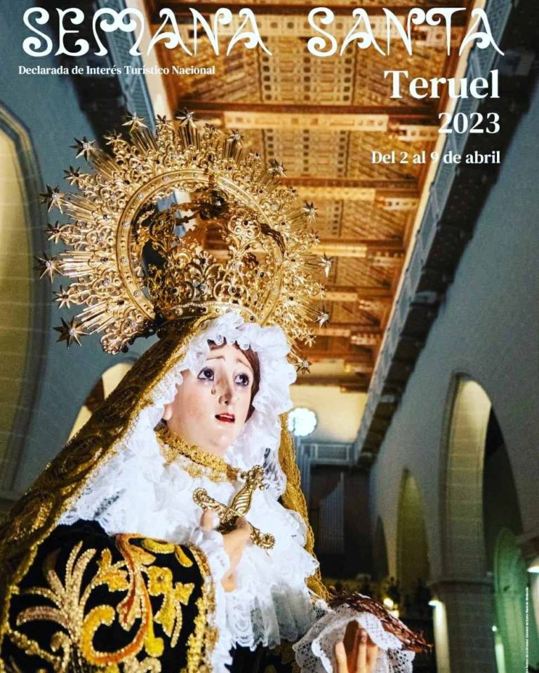Programa con Horarios e Itinerarios de la Semana Santa de Teruel 2023